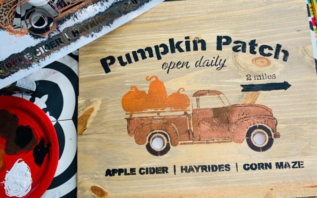 diy pumpkin patch sign